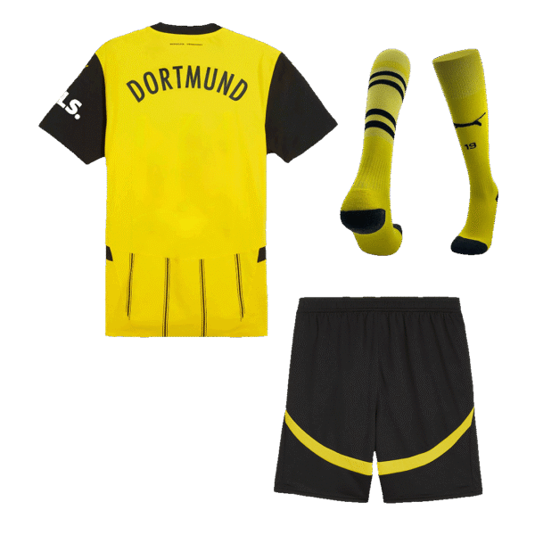 Borussia Dortmund Home  Soccer Jersey Kit(Jersey+Shorts+Socks) 2024/25 Top Soccer Jerseys Store