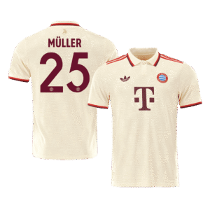 Player Version MÜLLER #25 Bayern Munich Third Away  Soccer Jersey 2024/25- UCL Top Soccer Jerseys Store