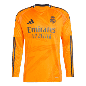 Real Madrid Away Long Sleeve  Soccer Jersey 2024/25 Top Soccer Jerseys Store