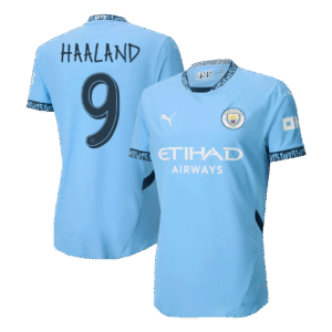 Player Version HAALAND #9 Manchester City Home  Soccer Jersey 2024/25 - UCL Top Soccer Jerseys Store
