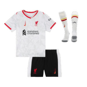 Kid's Liverpool Third Away  Soccer Jersey Kit(Jersey+Shorts+Socks) 2024/25 Top Soccer Jerseys Store