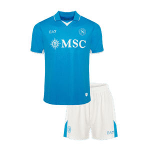 Kid's Napoli Home  Soccer Jersey Kit(Jersey+Shorts) 2024/25 Top Soccer Jerseys Store