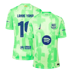LAMINE YAMAL #19 Barcelona Third Away  Soccer Jersey 2024/255 - UCL?Spotify Logo Without Text? Top Soccer Jerseys Store