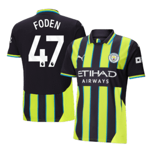 FODEN #47 Manchester City Away  Soccer Jersey 2024/25 Top Soccer Jerseys Store