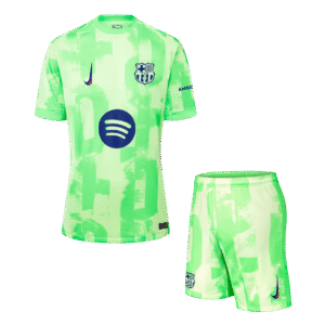 Barcelona Third Away  Soccer Jersey Kit(Jersey+Shorts) 2024/25 - (Spotify Logo Without Text) Top Soccer Jerseys Store