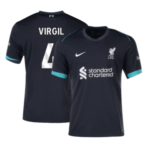 VIRGIL #4 Liverpool Away  Soccer Jersey 2024/25 Top Soccer Jerseys Store
