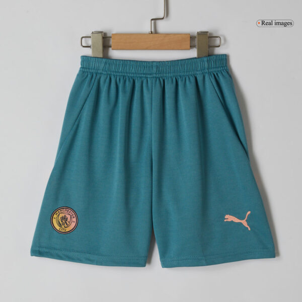 Kid's Manchester City Fourth Away  Soccer Jersey Kit(Jersey+Shorts) 2024/25- Definitely City (UCL) Top Soccer Jerseys Store