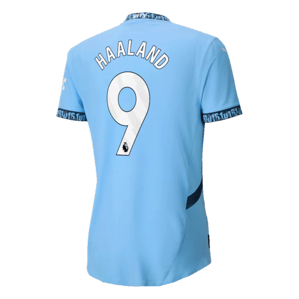 Player Version HAALAND #9 Manchester City Home  Soccer Jersey 2024/25 Top Soccer Jerseys Store