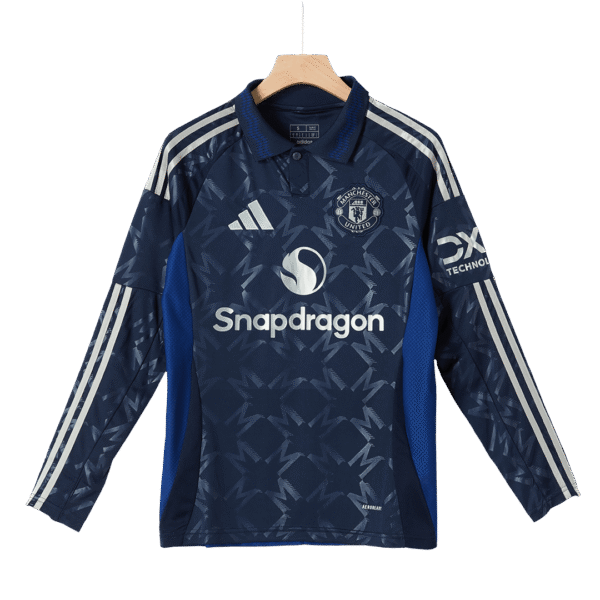 Manchester United Away Long Sleeve  Soccer Jersey 2024/25 Top Soccer Jerseys Store