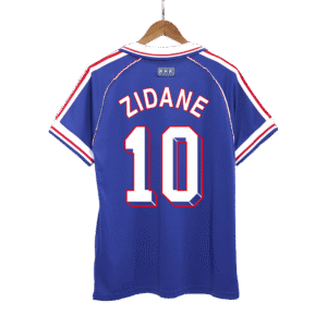 Retro ZIDANE #10 1998 France Home  Soccer Jersey Top Soccer Jerseys Store