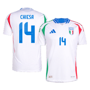 Player Version CHIESA #14 Italy Away  Soccer Jersey Euro 2024 Top Soccer Jerseys Store