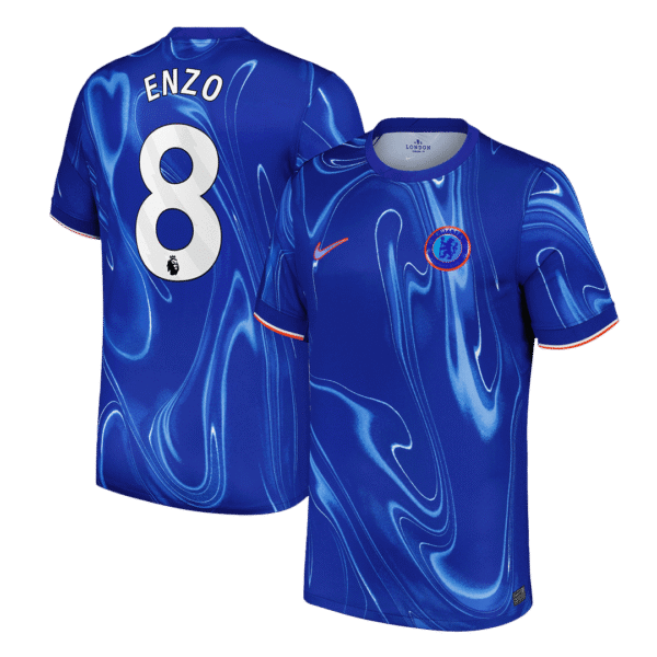 ENZO #8 Chelsea Home  Soccer Jersey 2024/25 Top Soccer Jerseys Store