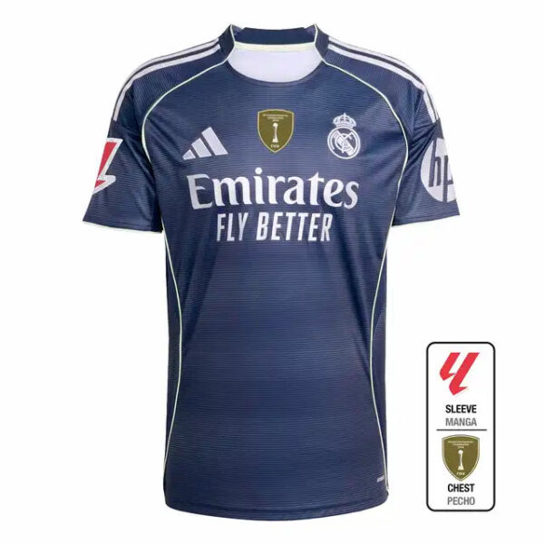 Player Version Real Madrid 2025/26 Away Soccer Jersey - Image 3