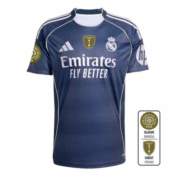 Player Version Real Madrid 2025/26 Away Soccer Jersey - Image 5