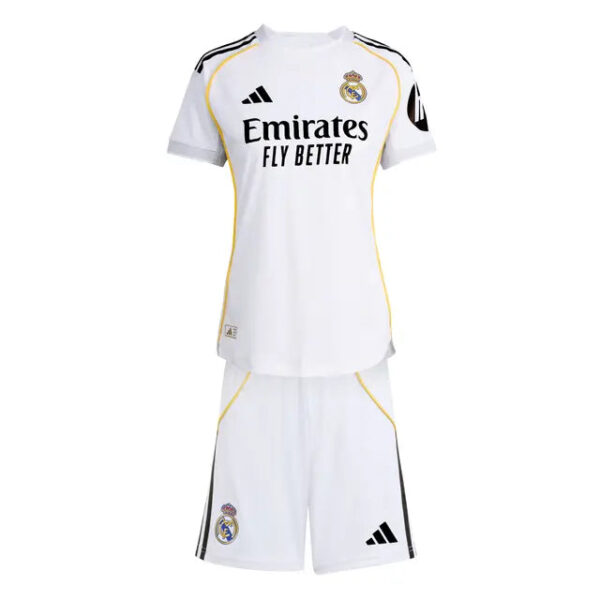 Kid's Real Madrid Home Soccer Jersey Kit(Jersey+Shorts) 2025/26