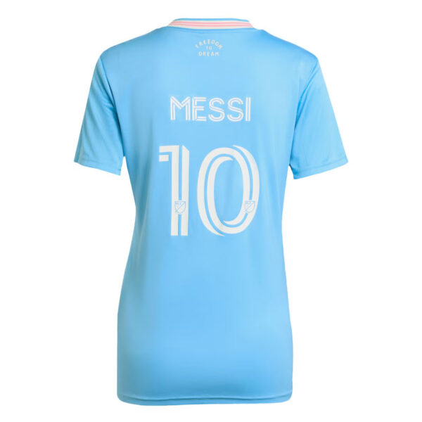 Women's Inter Miami CF Messi #10 Third Away Soccer Jersey 2025 - Image 3