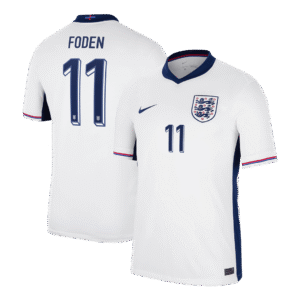 FODEN #11 England Home  Soccer Jersey Euro 2024 Top Soccer Jerseys Store