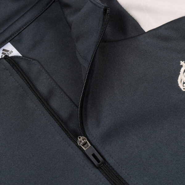 Real Madrid Zipper Sweatshirt Kit(Top+Pants) 2024/25 Top Soccer Jerseys Store