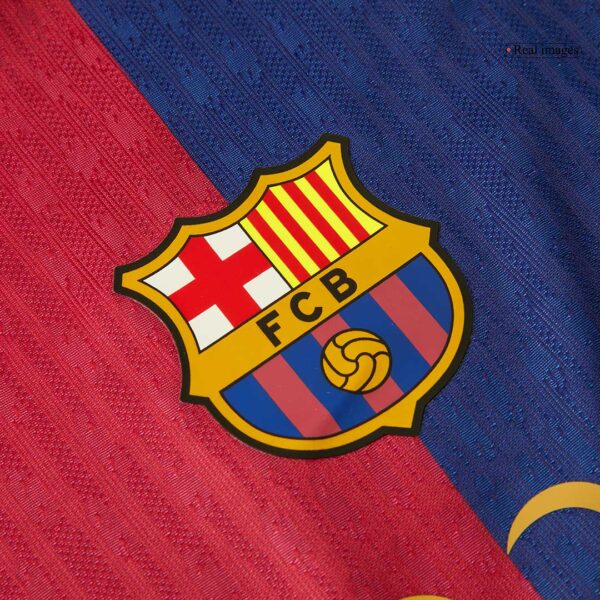 Player Version Barcelona Home  Soccer Jersey 2024/25 - COLDPLAY Top Soccer Jerseys Store
