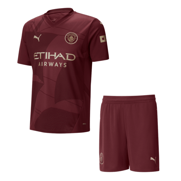 Manchester City Third Away  Soccer Jersey Kit(Jersey+Shorts) 2024/25 Top Soccer Jerseys Store