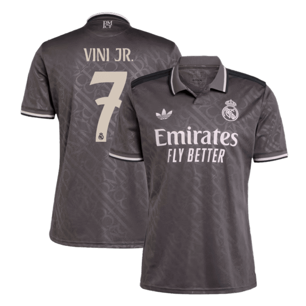 VINI JR. #7 Real Madrid Third Away  Soccer Jersey 2024/25 Top Soccer Jerseys Store