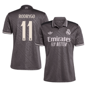 RODRYGO #11 Real Madrid Third Away  Soccer Jersey 2024/25 Top Soccer Jerseys Store