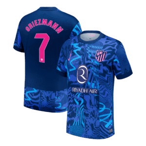 GRIEZMANN #7 Atletico Madrid Third Away  Soccer Jersey 2024/25 Top Soccer Jerseys Store