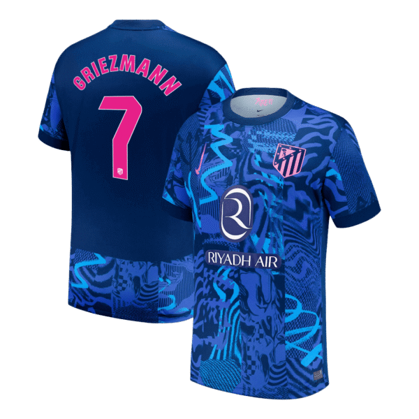 GRIEZMANN #7 Atletico Madrid Third Away  Soccer Jersey 2024/25 Top Soccer Jerseys Store