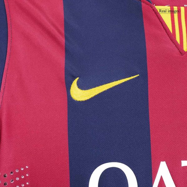 Retro MESSI #10 2014/15 Barcelona Home Long Sleeve  Soccer Jersey Top Soccer Jerseys Store