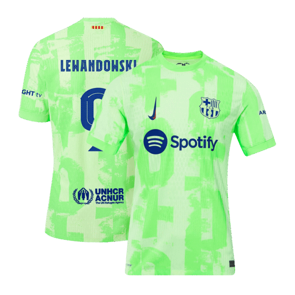 Player Version LEWANDOWSKI #9 Barcelona Third Away  Soccer Jersey 2024/25 - UCL Top Soccer Jerseys Store