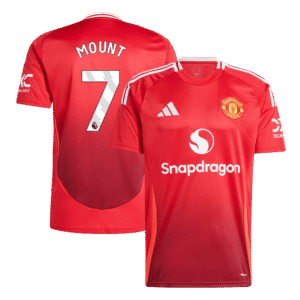 MOUNT #7 Manchester United Home  Soccer Jersey 2024/25 Top Soccer Jerseys Store