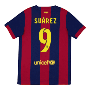 Retro Suárez #9 2014/15 Barcelona Home  Soccer Jersey Top Soccer Jerseys Store