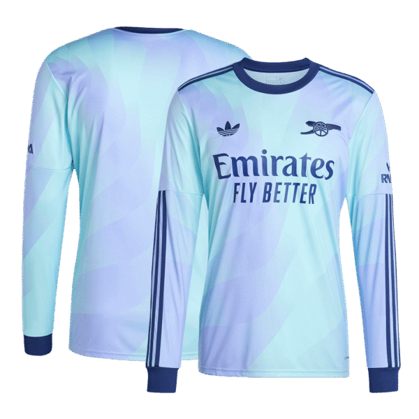 Arsenal Third Away Long Sleeve  Soccer Jersey 2024/25 Top Soccer Jerseys Store