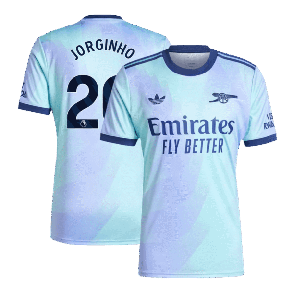 JORGINHO #20 Arsenal Third Away  Soccer Jersey 2024/25 Top Soccer Jerseys Store