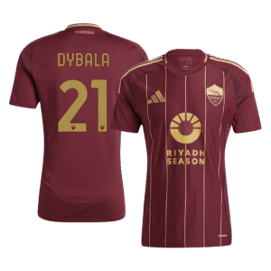 DYBALA #21 Roma Home  Soccer Jersey 2024/25 Top Soccer Jerseys Store