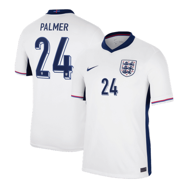 PALMER #24 England Home  Soccer Jersey Euro 2024 Top Soccer Jerseys Store