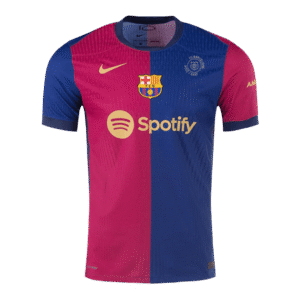 Player Version Barcelona Home  Soccer Jersey 2024/25 - 125th Anniversary Top Soccer Jerseys Store
