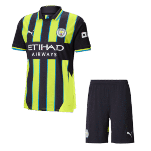 Manchester City Away  Soccer Jersey Kit(Jersey+Shorts) 2024/25 Top Soccer Jerseys Store
