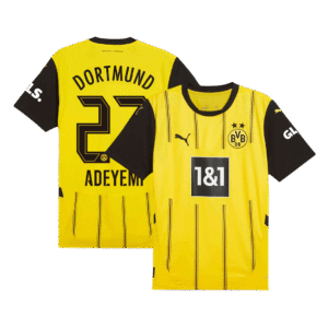ADEYEMI #27 Borussia Dortmund Home  Soccer Jersey 2024/25 Top Soccer Jerseys Store