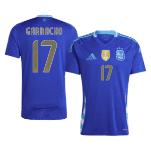 GARNACHO #17 Argentina Away  Soccer Jersey 2024 Top Soccer Jerseys Store