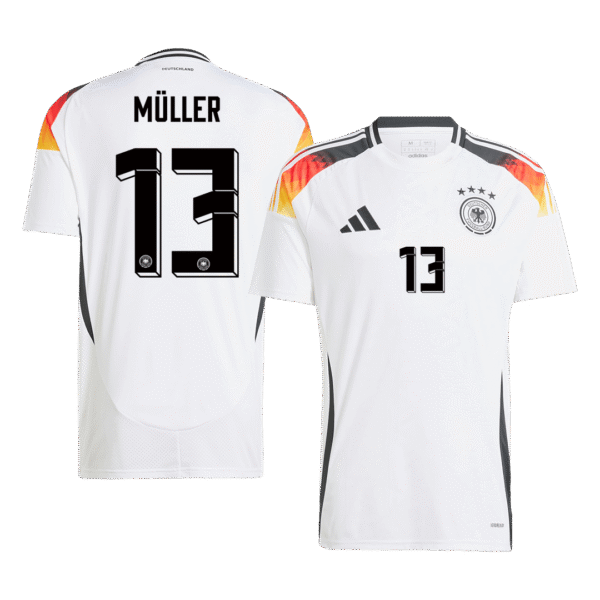 MÜLLER #13 Germany Home  Soccer Jersey Euro 2024 Top Soccer Jerseys Store