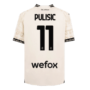 PULISIC #11 AC Milan X Pleasures Fouth Away  Soccer Jersey 2023/24 Top Soccer Jerseys Store
