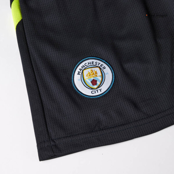 Kid's Manchester City Away  Soccer Jersey Kit(Jersey+Shorts+Socks) 2024/25 Top Soccer Jerseys Store