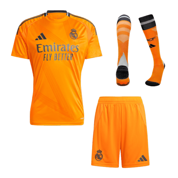 Real Madrid Away  Soccer Jersey Kit(Jersey+Shorts+Socks) 2024/25 Top Soccer Jerseys Store