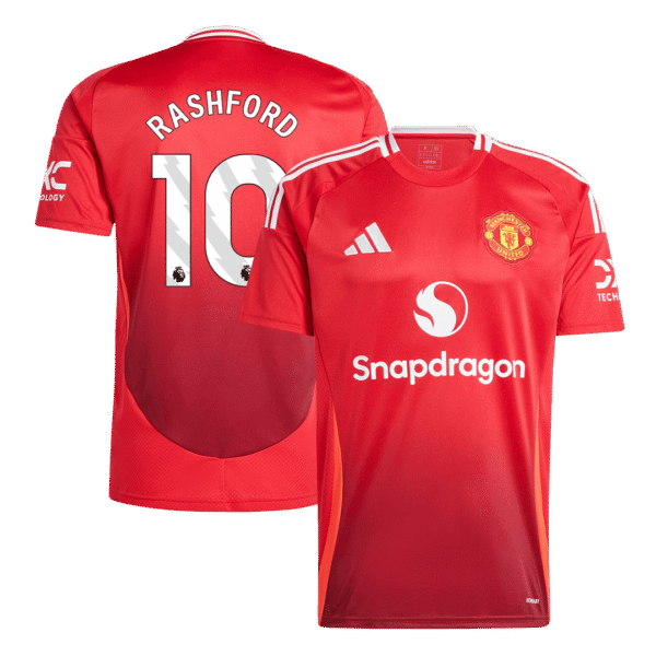 RASHFORD #10 Manchester United Home  Soccer Jersey 2024/25 Top Soccer Jerseys Store