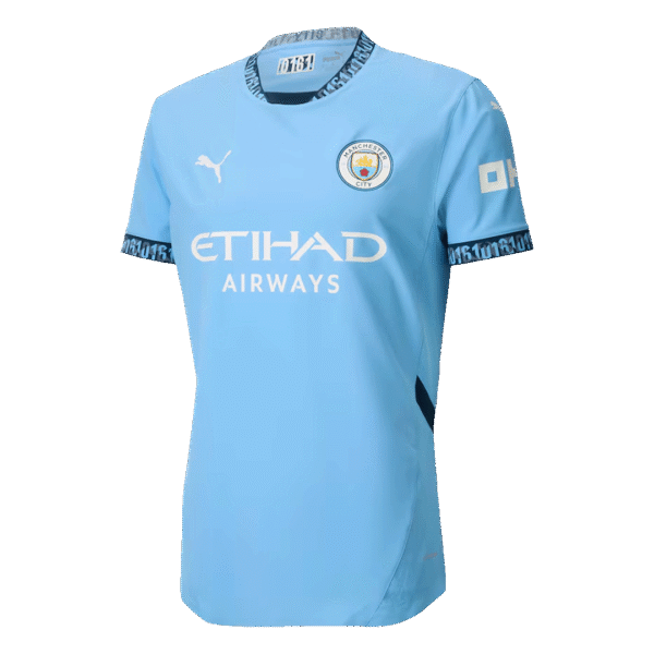Player Version Manchester City Home  Soccer Jersey 2024/25 Top Soccer Jerseys Store