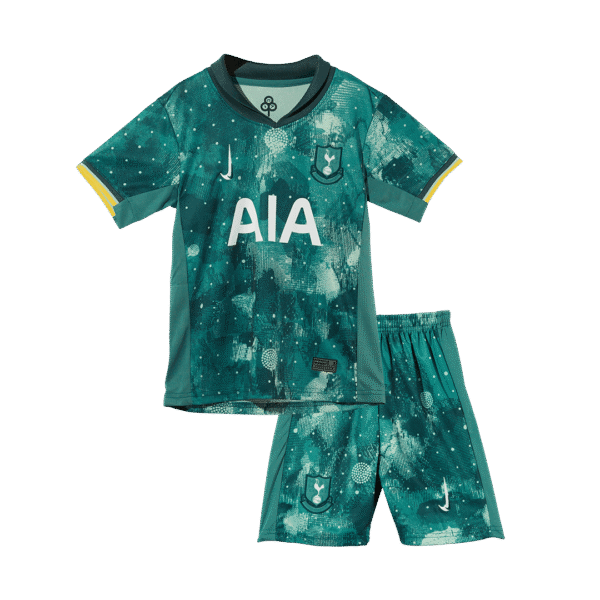 Kid's Tottenham Hotspur Third Away  Soccer Jersey Kit(Jersey+Shorts) 2024/25 Top Soccer Jerseys Store