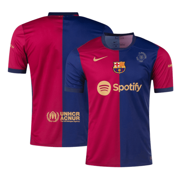 Barcelona Home  Soccer Jersey 2024/25- 125th Anniversary Top Soccer Jerseys Store