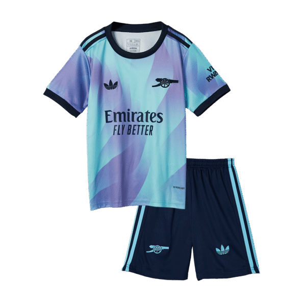 Kid's Arsenal Third Away  Soccer Jersey Kit(Jersey+Shorts) 2024/25 Top Soccer Jerseys Store