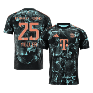 MÜLLER #25 Bayern Munich Away  Soccer Jersey 2024/25 Top Soccer Jerseys Store